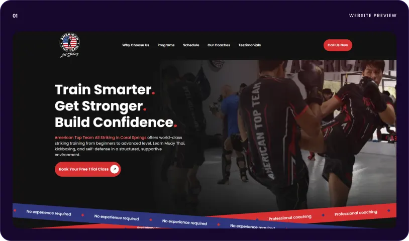 American Top Team Website
