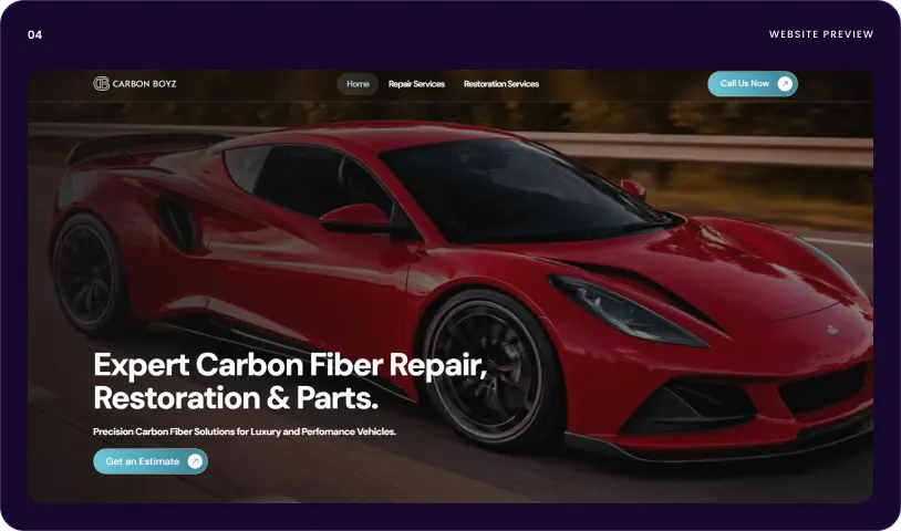 Carbon Boyz Website 1