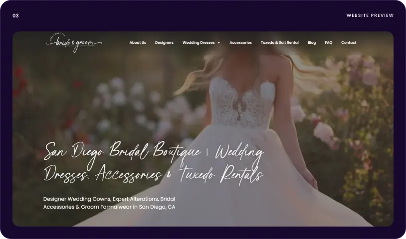 Here Comes The Bride Groom Website