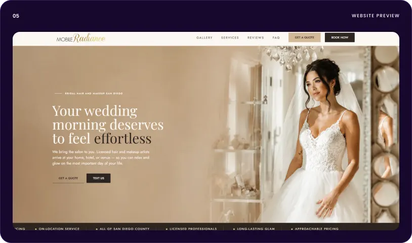 Mobile Radiance Website