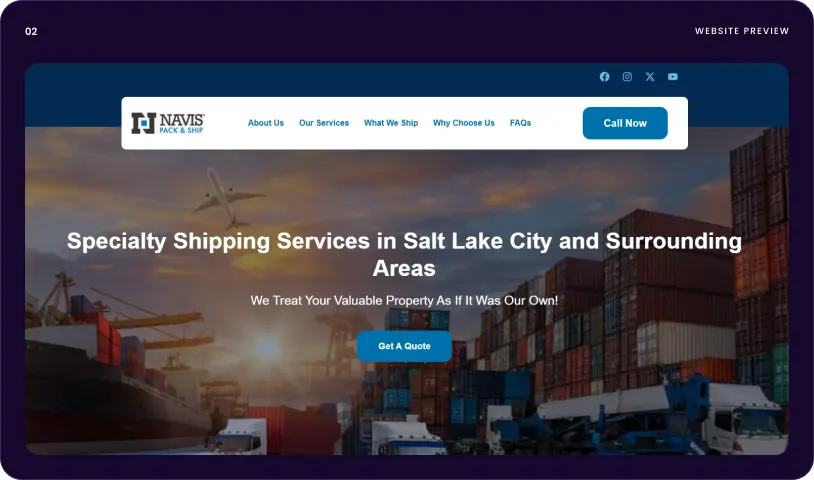 Navis Pack Ship Salt Lake City Website